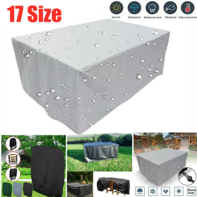 Waterproof Heavy Duty Garden Patio Furniture Cover for Rattan Table Cube Outdoor