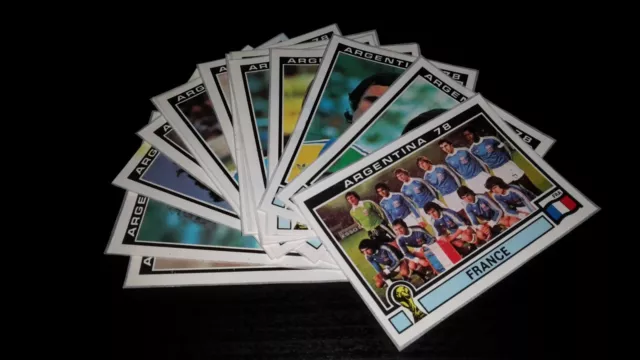 ARGENTINA 78 FRANCE CALCIATORI PANINI 1978 SCEGLI figurina recuperata dall'album