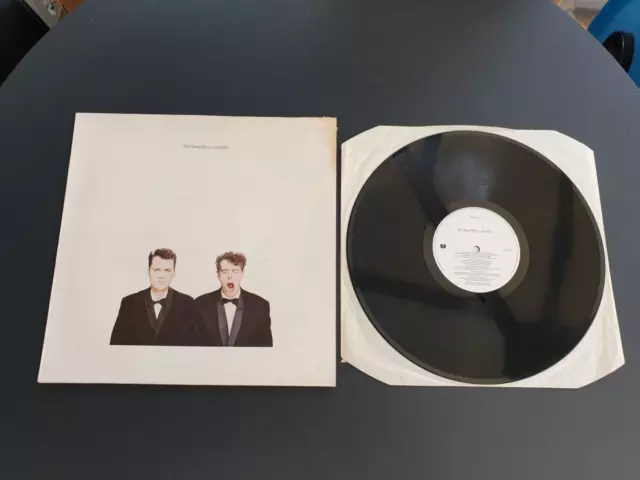 Pet Shop Boys - Actually 1987 Uk Press 12" Vinyl Record Lp Ex