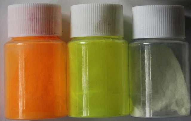 3 x Mica-Pulver "fluoreszierend", Jittenmeier