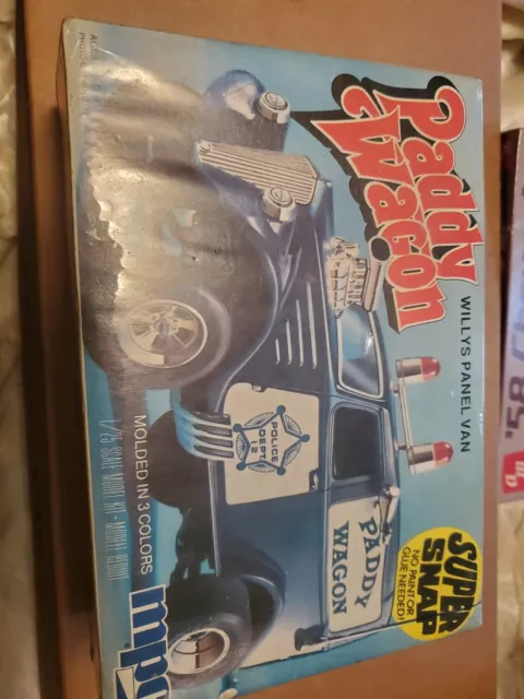 Vintage Mpc Paddy wagon Willys Panel Van factory sealed!!