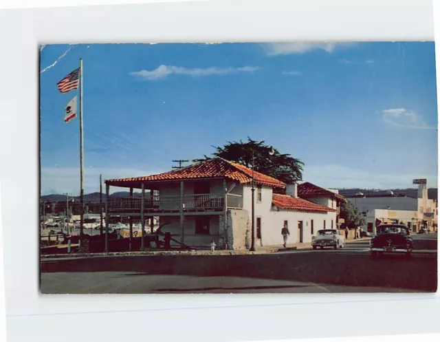 Postcard Californias First Government Building Old Custom House Monterey CA USA