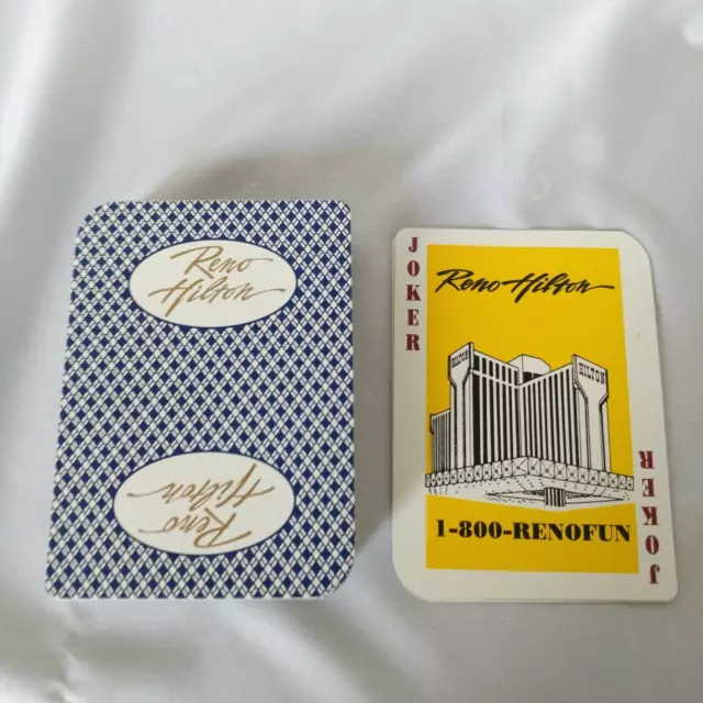 Vintage Aristocrat Playing Cards from Reno Hilton Hotel Casino Nevada Poker