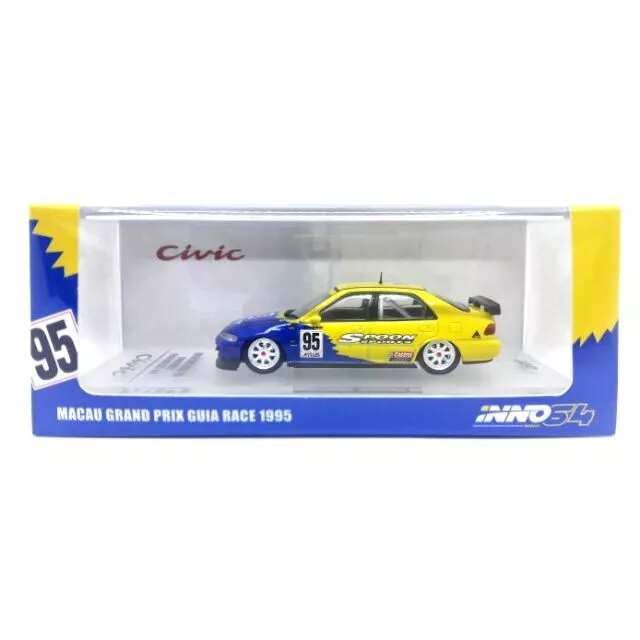 Inno64 Inno 1:64 Honda Civic Ferio Eg9 #95 Spoon Sports 1995 Macau Gp