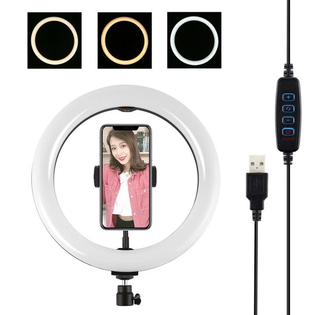 Kits de lumière vidéo 3 Température de couleur Diminable For Tik Tok Youtube