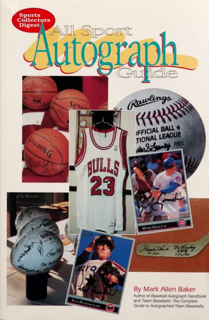 All Sport Autograph Guide by Mark Allen Baker (1994 Paperback)
