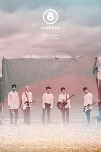 DAY6 [SUNRISE] 1st Album CD+POSTER+Book+Card+Clear Cover Set+Lyrics+GIFT SEALED 2