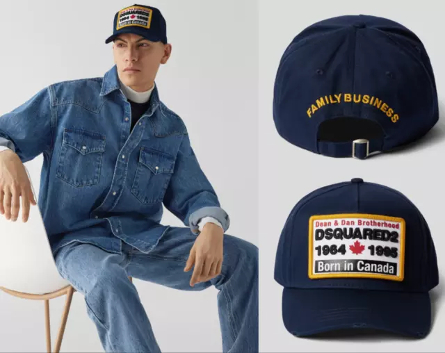 DSQUARED2 Familia Negocios Born Gorra de Béisbol Basebalkappe Camionero Sombrero