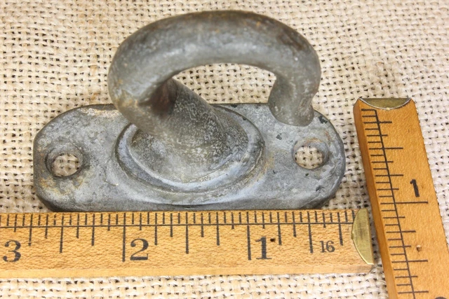 old Plant Hook Porch Ceiling Barn find galvanized iron vintage 2 3/4 x 1 1/8” 6