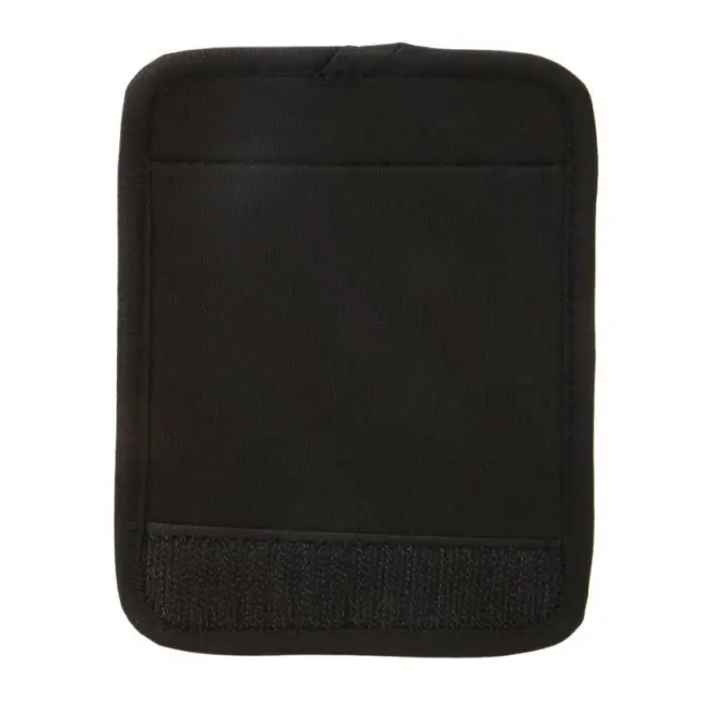 Black Travel Suitcase Handle Wrap Grip - Luggage Carry-On Sleeve