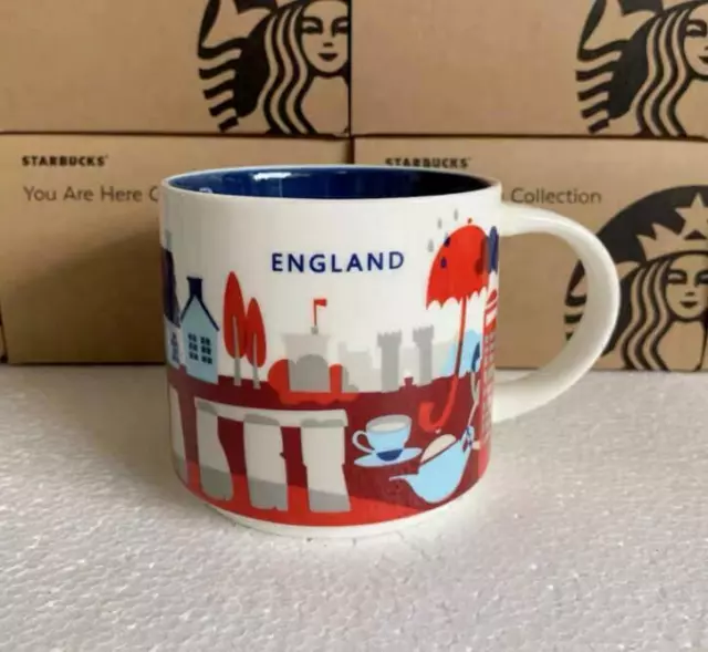 Starbucks 414ml Mug cup Global City Paris New York "You Are Here"Coffee Mugs Cup 3