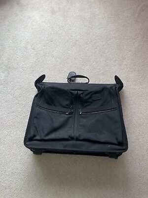 Tumi Black Alpha Ballistic Nylon Long Wheeled Garment Bag Luggage Travel 2242D3