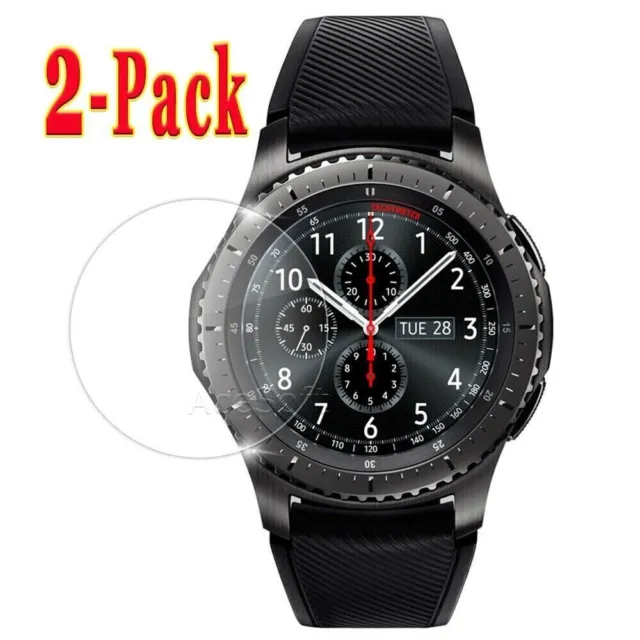 2x 9H Tempered Glass Screen Protector Film For Samsung Gear S3 Frontier SM-R760N