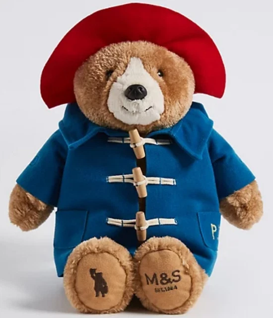 BRAND NEW M&S plush toy 33cm Paddington bear marks and Spencers