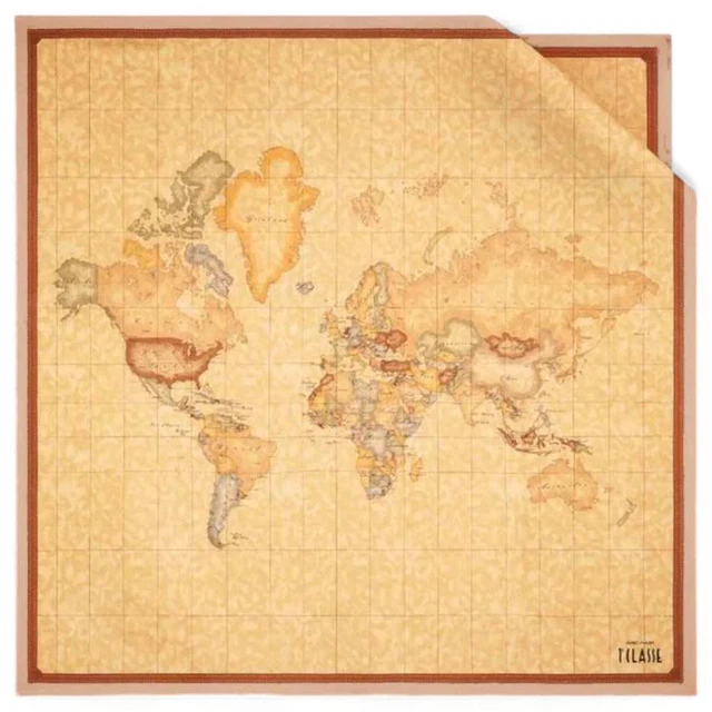 Alviero Martini Prima Classe - Foulard grande in seta Geo Classic