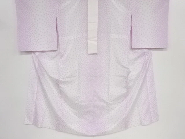41061# Japanese Kimono / Antique Hitoe Juban / Flowers