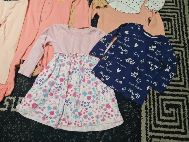 #C68 Enorme pacchetto di vestiti per bambina 18-24 mesi NEXT GEORGE ZARA DISNEY PRIM 7