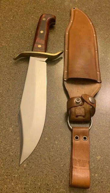 Custom Handmade D2 Tool Steel Bowie Knife Hunting Survival Knife W/Sheath