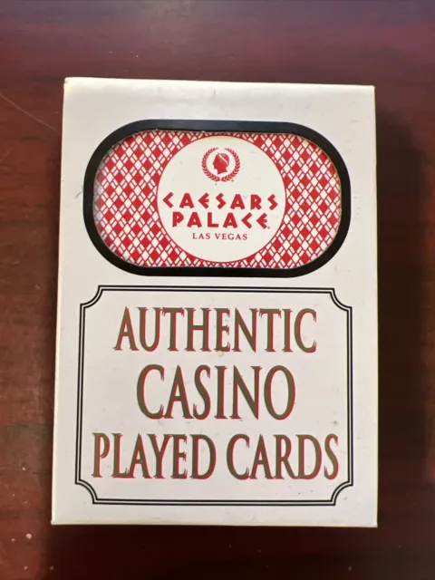 Caesars Palace Casino Playing Cards Played Used Deck Las Vegas Nevada LV