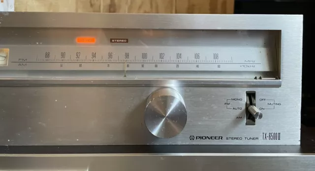 Vintage Pioneer  Stereo Tuner  TX-6500 II 3