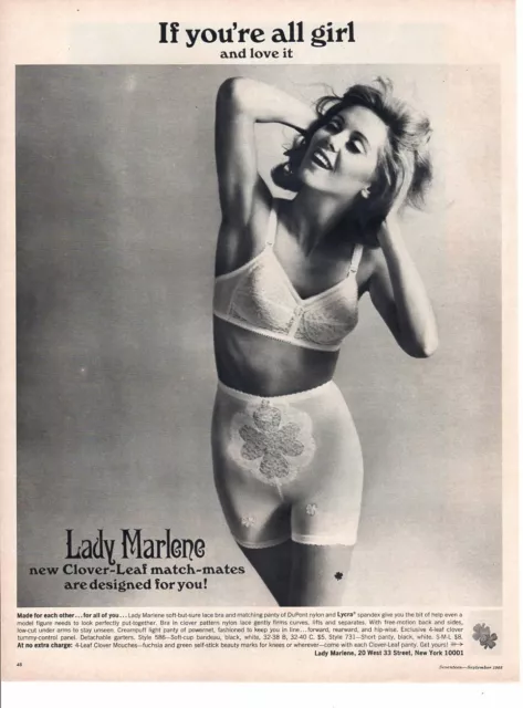 VINTAGE ADVERTISING PRINT Fashion Ad Underwear La Perla at the Plaza NY Big  Hat $9.95 - PicClick