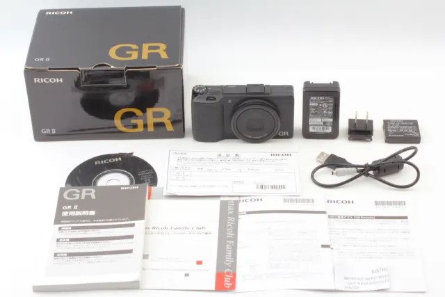 S/N 2837 [MINT in Box] Ricoh GR II 16.2 MP Digital Compact Camera from Japan 2