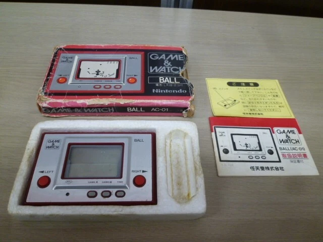 任天堂 ゲームウォッチ ボール BALL 初期版 AC-01 Amazon | ゲームウォッチ ボール GAME & WATCH BALL AC-01 当時