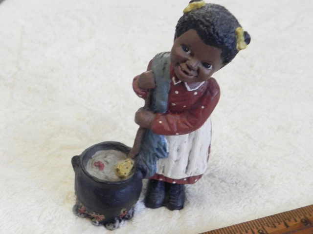  Americana, crushed pecan shell, hand painted, signed