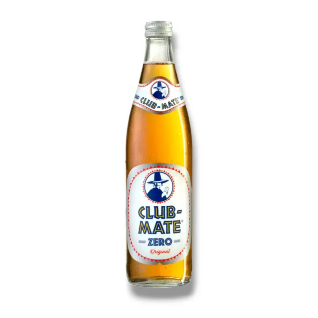 Club Mate Zero Original 24 x  0,5l- Ohne Zucker mit Koffein