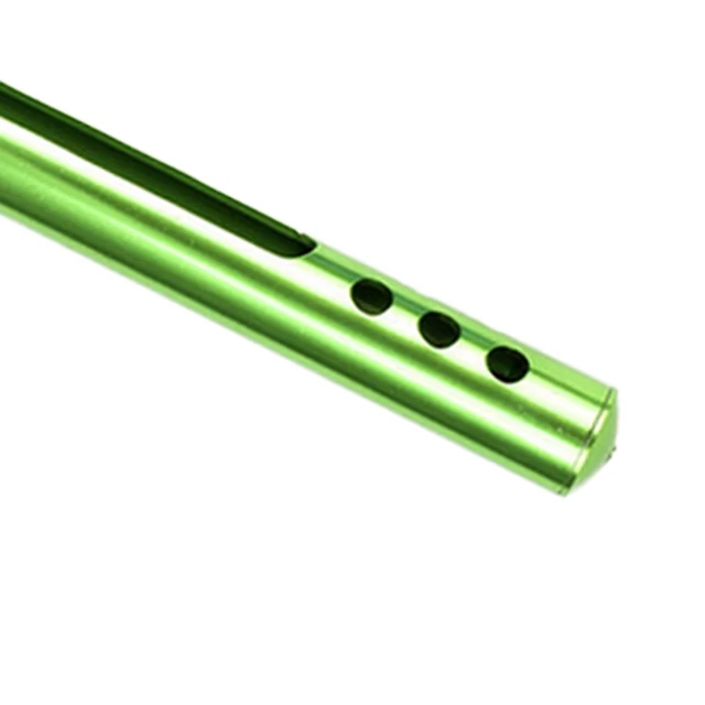 Thermomètre de pêche en alliage d'aluminium avec clip de poche, thermomètre à eau portable avec mousqueton (bleu
