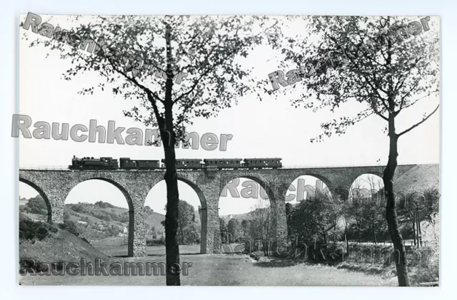 orig. Foto DLA Bellingrodt - DRB 93 665 Laupendahlviadukt  b Kettwig 1933