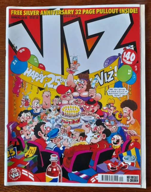 VIZ Comic Issue #140 :Nov' 2004💥 25th ANNIVERSARY➕️32 Page Pullout :VGC! RARE!