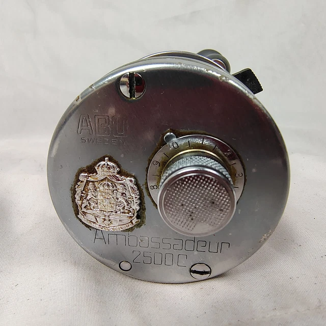 ABU SWEDEN AMBASSADEUR 2500C Level Wind Bait Caster Fishing