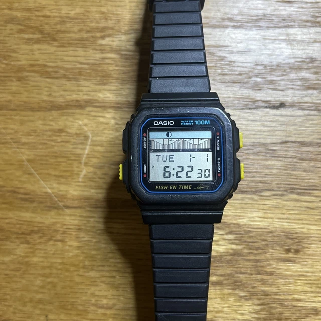 CASIO FT-100W FISH IN TINE デジタル腕時計 CASIO FT-100W カジキ