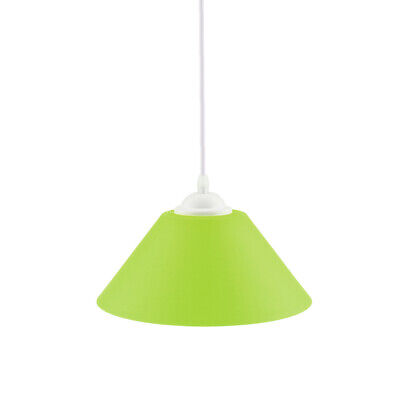 Modern Cone-Shaped PVC Ceiling Pendant Light Shade Lampshade Home Cafe Decor