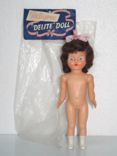 Pedigree Delite Doll 7 inches  hard plastic original packaging