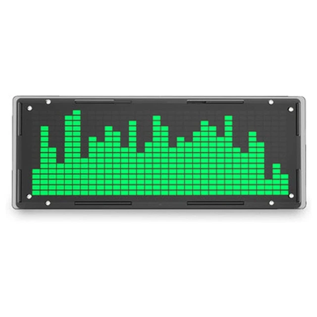 Fosi Audio Visualiseur De Musique RVB Vintage - Analyseur Spectre Sonore Avec Micro, Éclairage Ambiance Tube Rétro Pour Système Stéréo Maison & Bureau