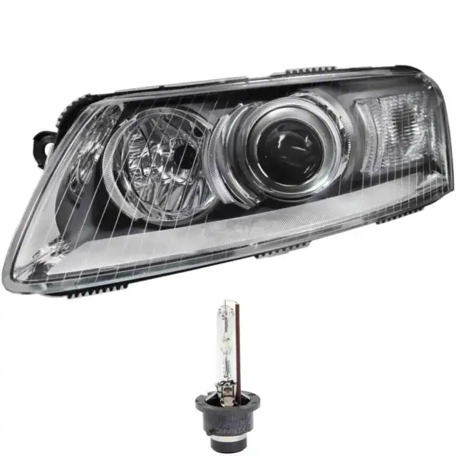Xenon Headlight Left for Audi A6 (4F2) Year 11/04-09/08 D2S Incl. Osram Lamps
