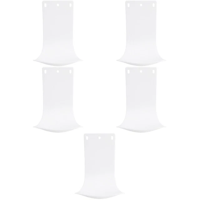 5 Pcs Plastic Water Tray Foam Soap Dispenser Bathroom Wall Drip Catcher