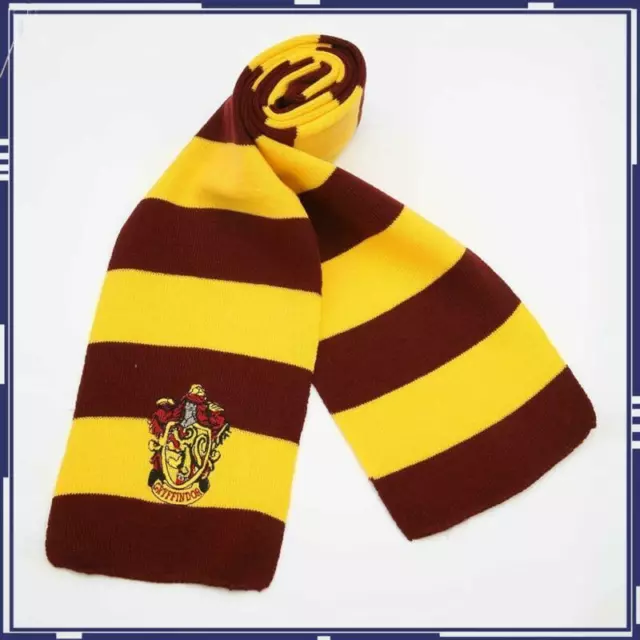 Gryffondor Écharpe Harry Potter Scarf en Tricot pour Cosplay Costume de fou 3