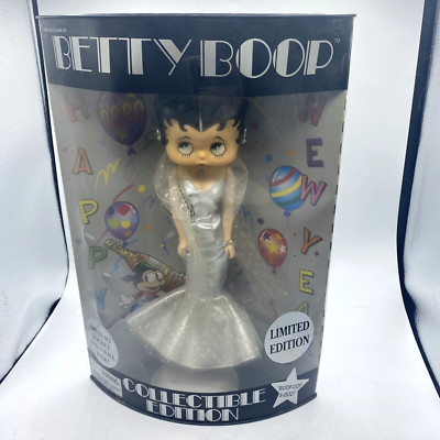 Vintage Betty Boop Talking Doll Millennial Edition NewYear 2000 Poseable NIB