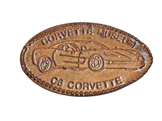 Corvette Museum 06 Corvette Elongated Penny Pressed Souvenir #032
