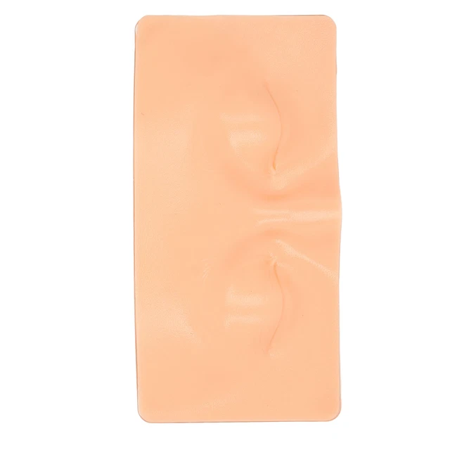 Tablero facial práctica de maquillaje 3D almohadilla de maquillaje de ojos silicona PVC fácil limpieza facial