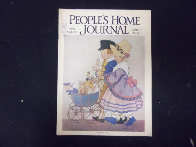 1928 April People's Home Journal Magazine - Great Illustrations & Ads- St 4420