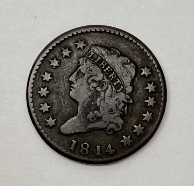 1814 Classic Head Large Cent - Crosslet 4