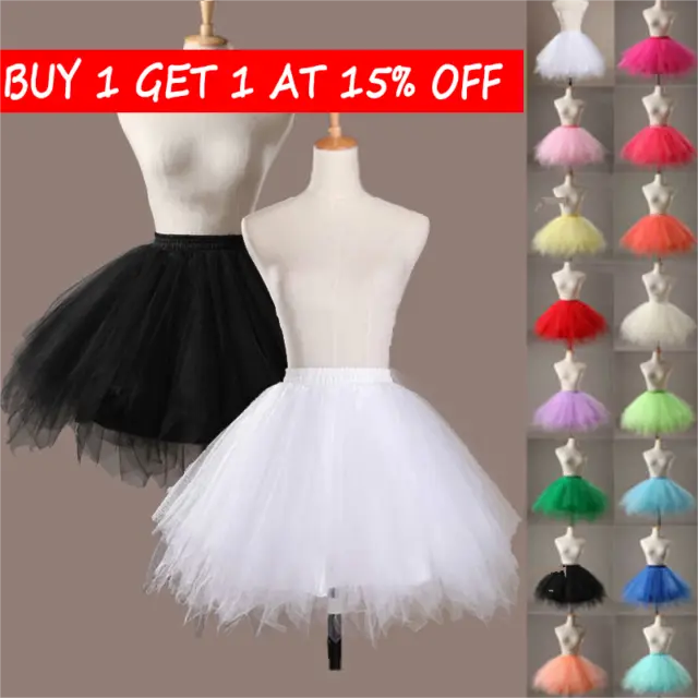 Adult Women Lady Tutu Tulle Skirt Fancy Skirt Dress Up Party Dancing Dress