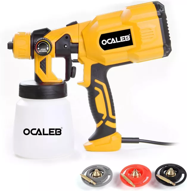 Ocaleb Paint Sprayer 550w Electric Paint Spray Gun Handheld Painting 800ml Airl