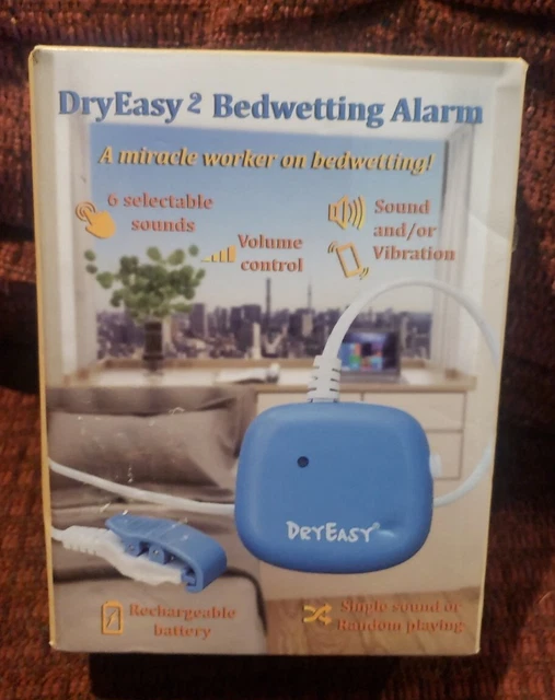 DRYEASY BEDWETTING ALARM with Volume Control, 6 Selectable Sounds and