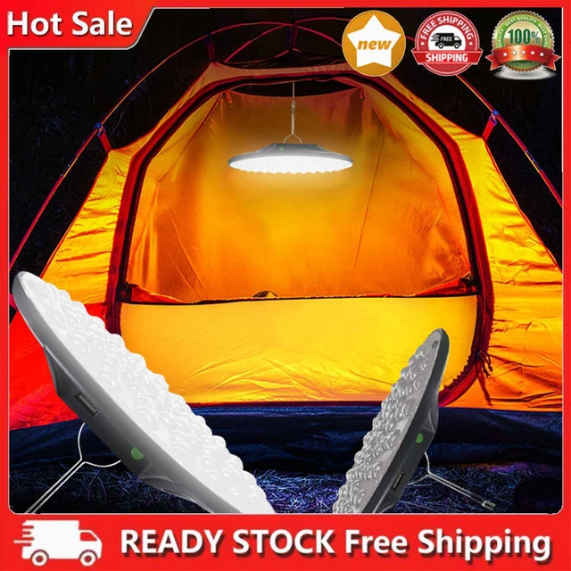 Bombilla LED para camping Lámpara USB Carga Impermeable Tienda Luz Linterna para Jardín Patio
