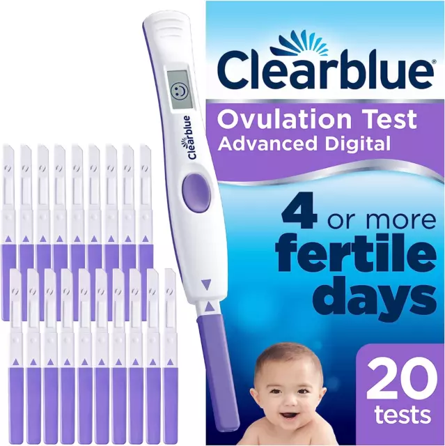 Clearblue Advanced Digital Ovulation Test, 20 Count | NEW AU STOCK